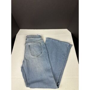 Old Navy Womens High Rise WOW Flare Jeans Size 8 Light Wash Blue
